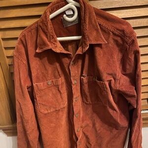 The Territory Ahead Crosscut Corduroy Shirt XL  -- Rust